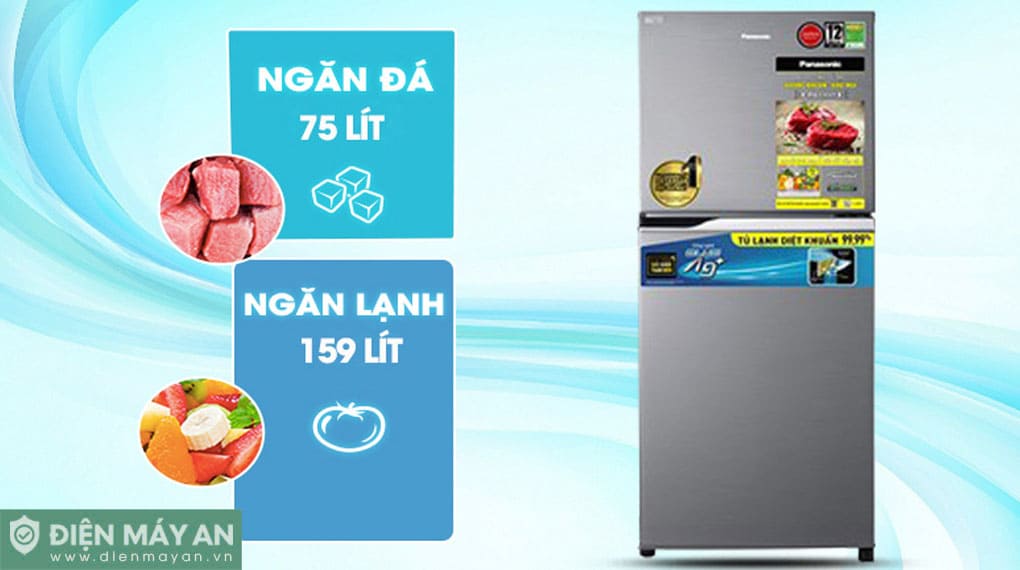 Tủ lạnh Panasonic Inverter 234 lít NR-TV261APSV